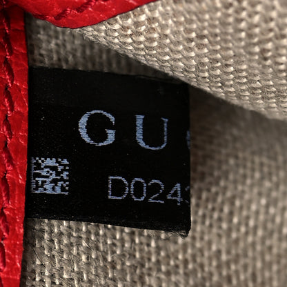 Gucci Dollar Calfskin Small Interlocking G Shoulder Bag Red 8 of 13