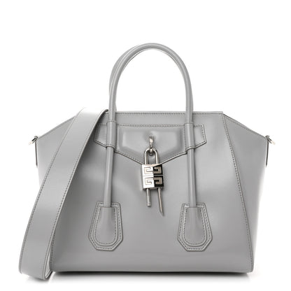 Givenchy Box Calfskin Small Lock Antigona Shoulder Bag Cloud Grey 1 of 9