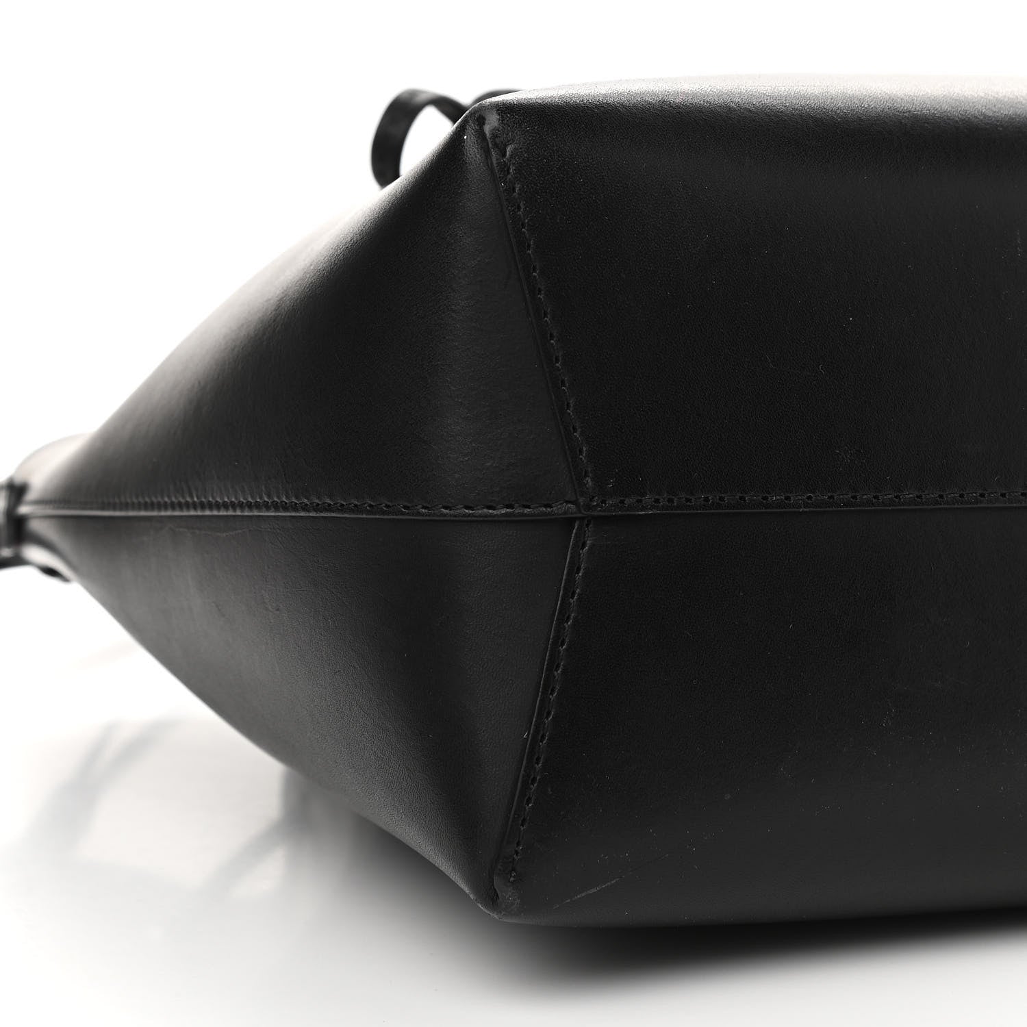 Mansur Gavriel Calfskin Mini Bucket Bag Black Flamma 8 of 10
