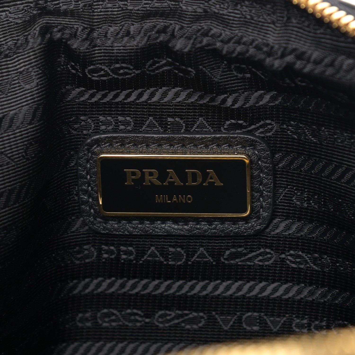 Prada Vitello Daino Medium Double Zip Shoulder Bag Black 12 of 21