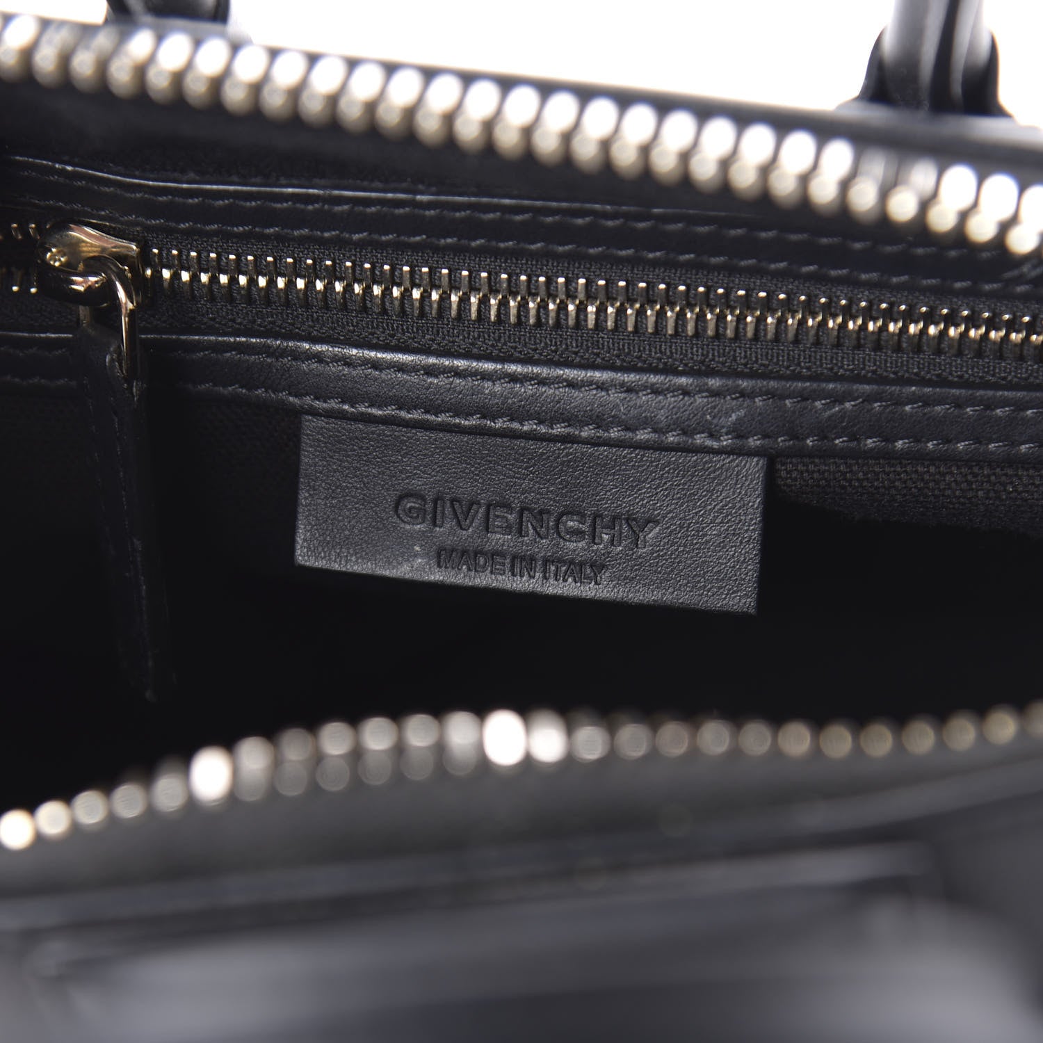Givenchy Smooth Calfskin Triangle Studded Mini Antigona Black 8 of 11