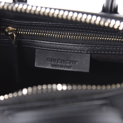Givenchy Smooth Calfskin Triangle Studded Mini Antigona Black 8 of 11