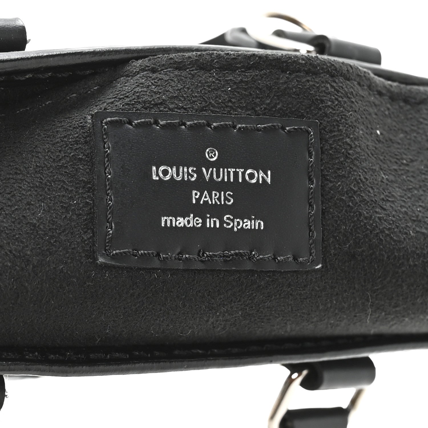 Louis Vuitton Epi Petit Sac Plat Black 6 of 10