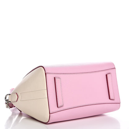 Givenchy Sugar Goatskin Mini Tri-Color Antigona Bright Pink White Fuchsia 4 of 8