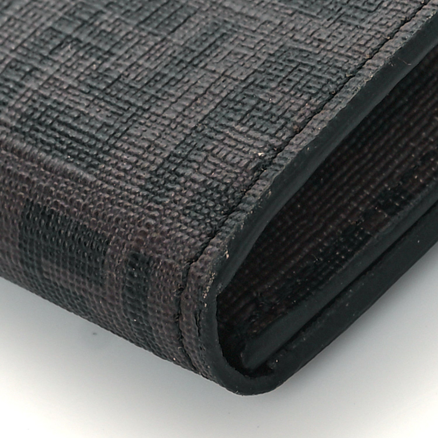Fendi Zucchino Spalmati Forever Continental Wallet Moro Black 7 of 7
