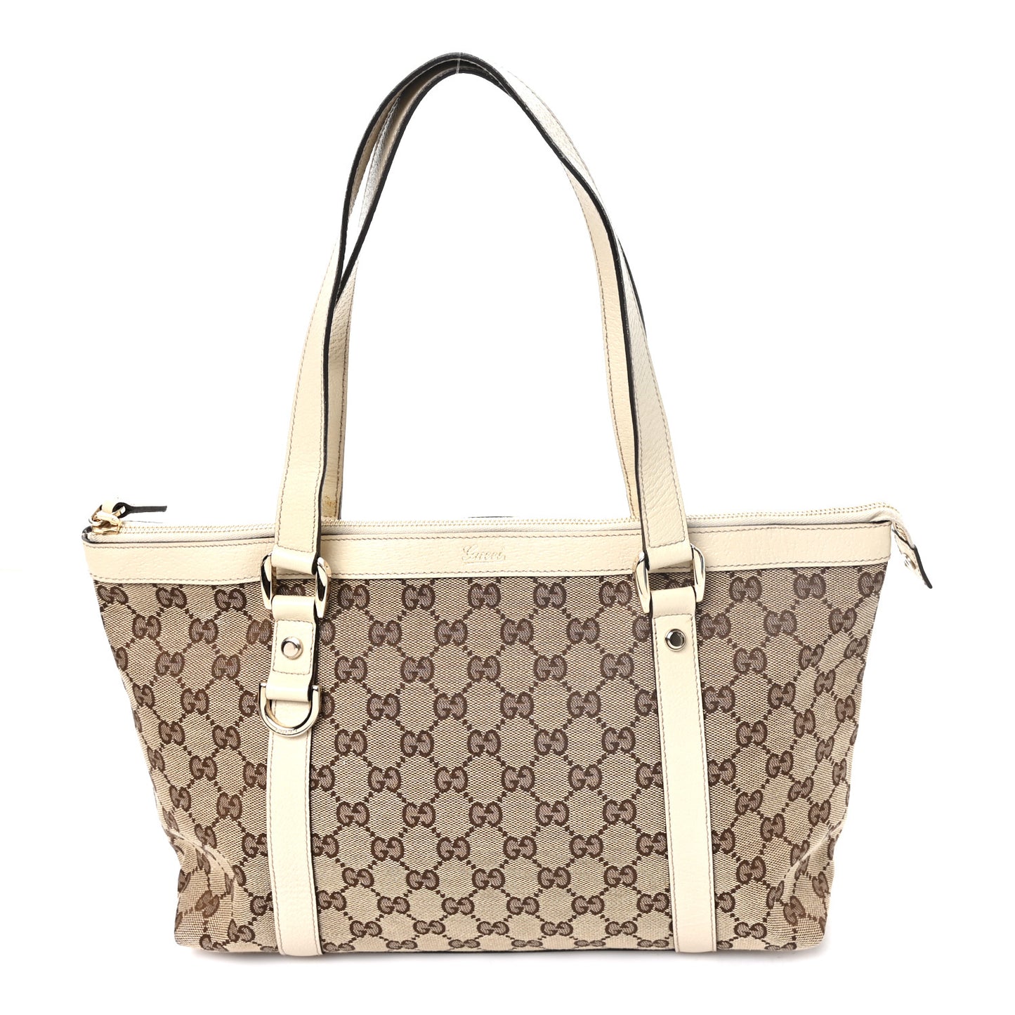 Monogram Medium Abbey Tote Off White