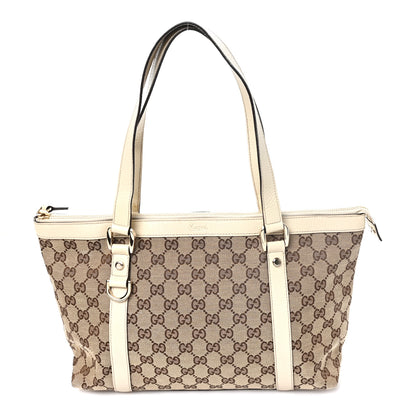 Gucci Monogram Medium Abbey Tote Off White 1 of 10