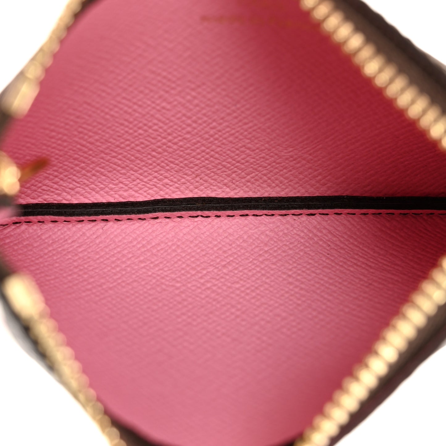 Monogram 2023 Christmas Animation Alpine Key Pouch Pink