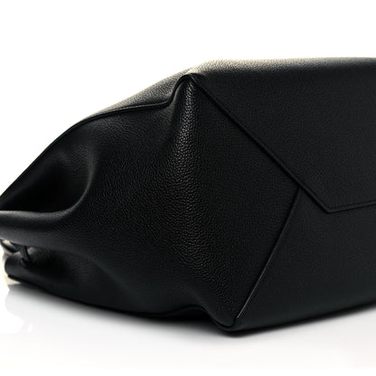 Celine Soft Grained Calfskin Small Belt Cabas Phantom Black 8 of 12