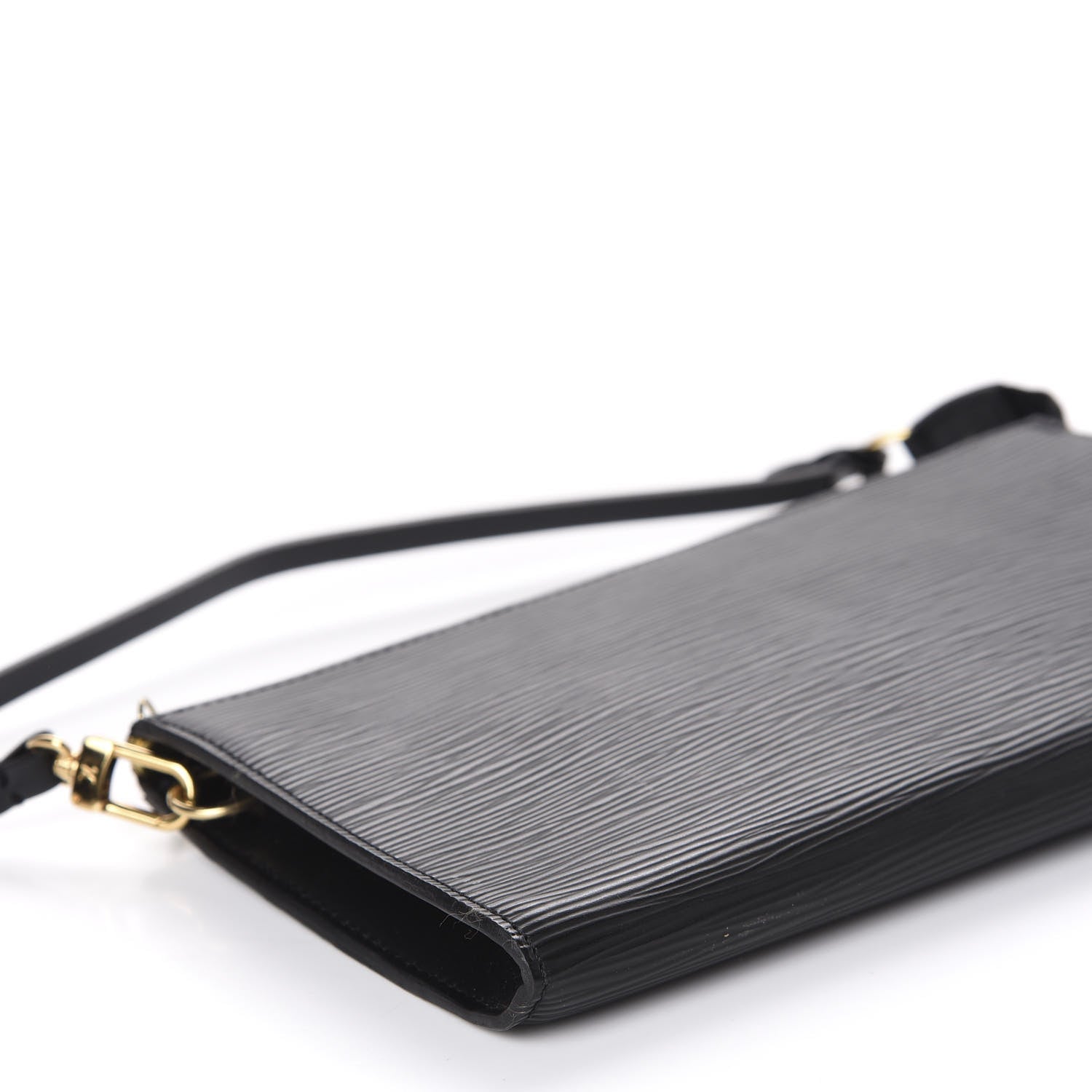 Louis Vuitton Epi Pochette Accessories 24 Black 6 of 12