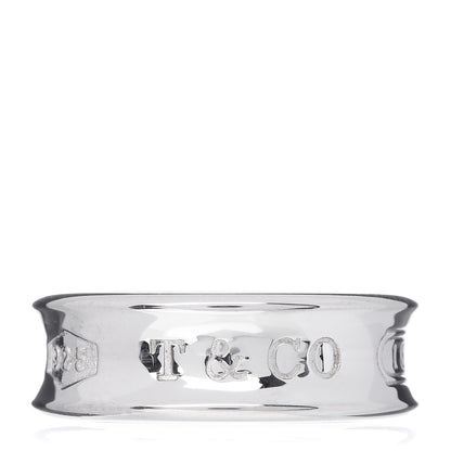 Tiffany Sterling Silver 1837 Band Ring 54 7 1 of 5