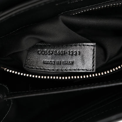 Saint Laurent Calfskin Y Quilted Monogram Toy Loulou Crossbody Bag Black 7 of 13