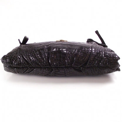 Gucci Alligator Hysteria Clutch Black 4 of 9