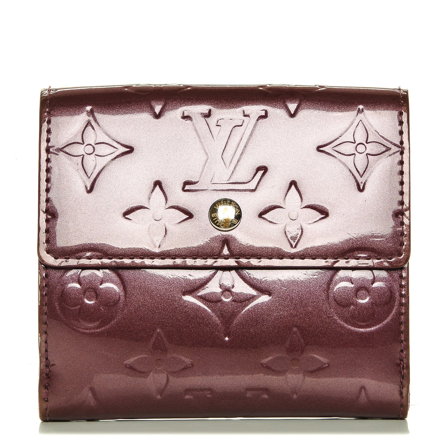 Louis Vuitton Vernis Elise Wallet Violet 1 of 7