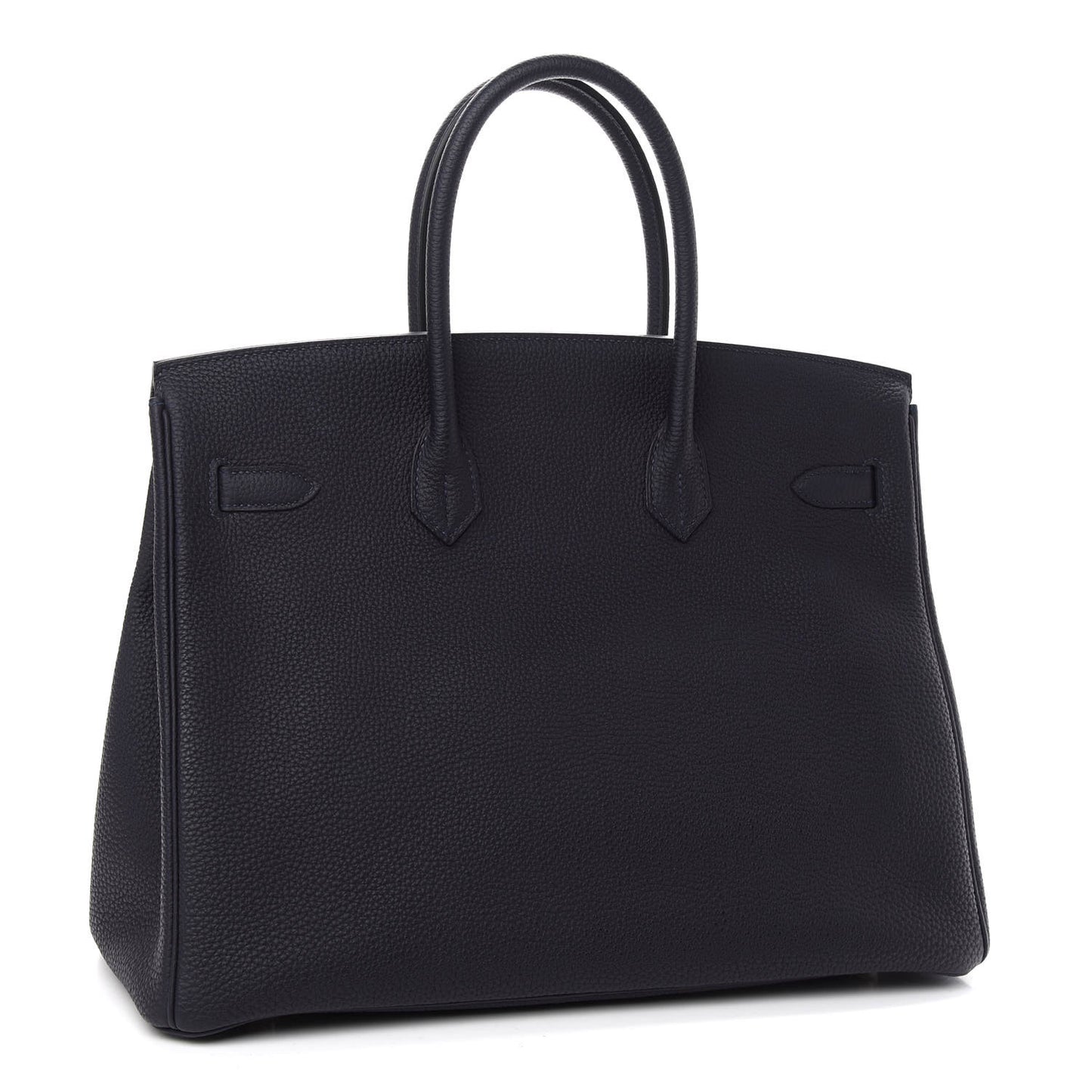 Togo Swift Officier Birkin 35 Bleu Nuit Vert Cypress