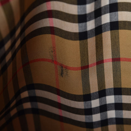 Burberry Vintage Rainbow Check Shopper Tote Grey 7 of 8