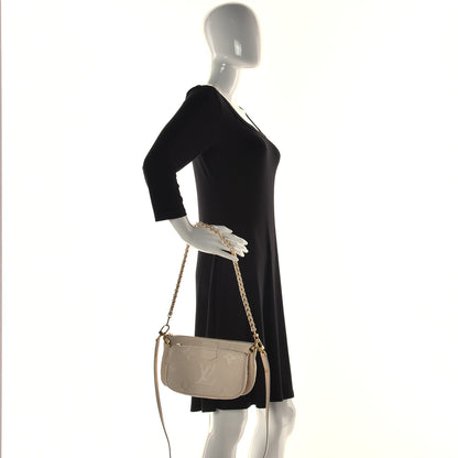Louis Vuitton Empreinte Monogram Giant Multi Pochette Accessories Cream 3 of 12
