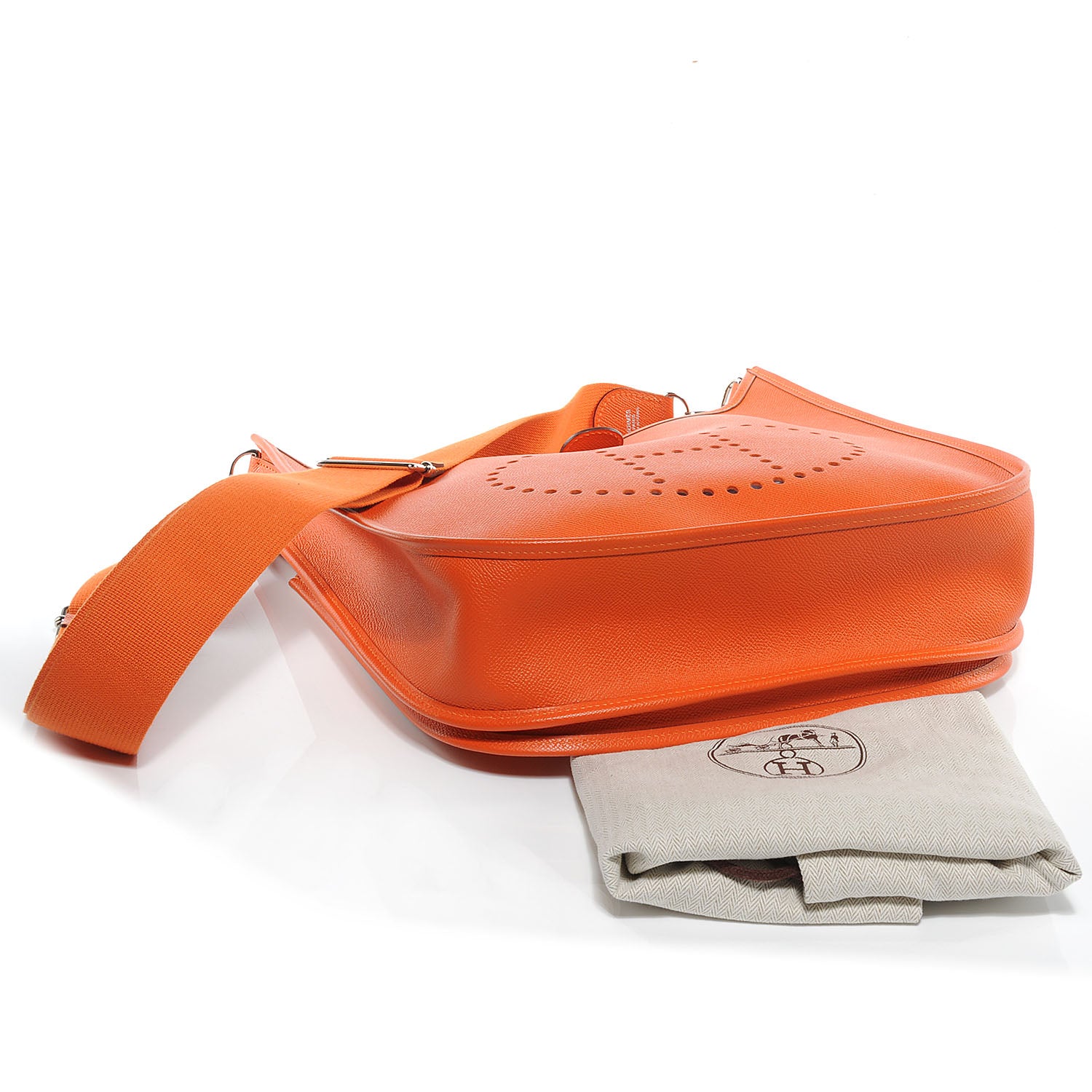 Hermes Epsom Evelyne III GM Orange 9 of 9