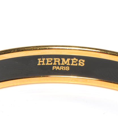 Hermes Enamel Narrow Printed Bracelet 65 4 of 5