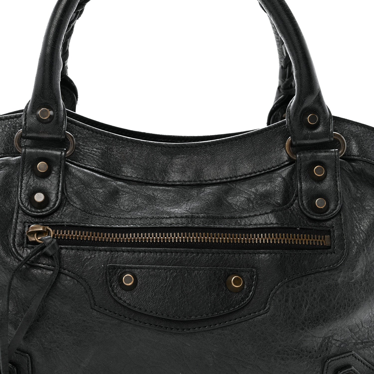Balenciaga Agneau Classic Hardware Town Black 9 of 14