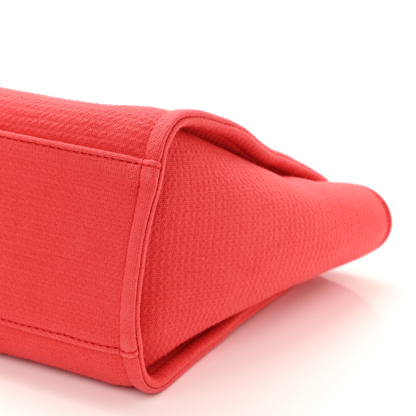 Mixed Fibers Small Deauville Tote Red
