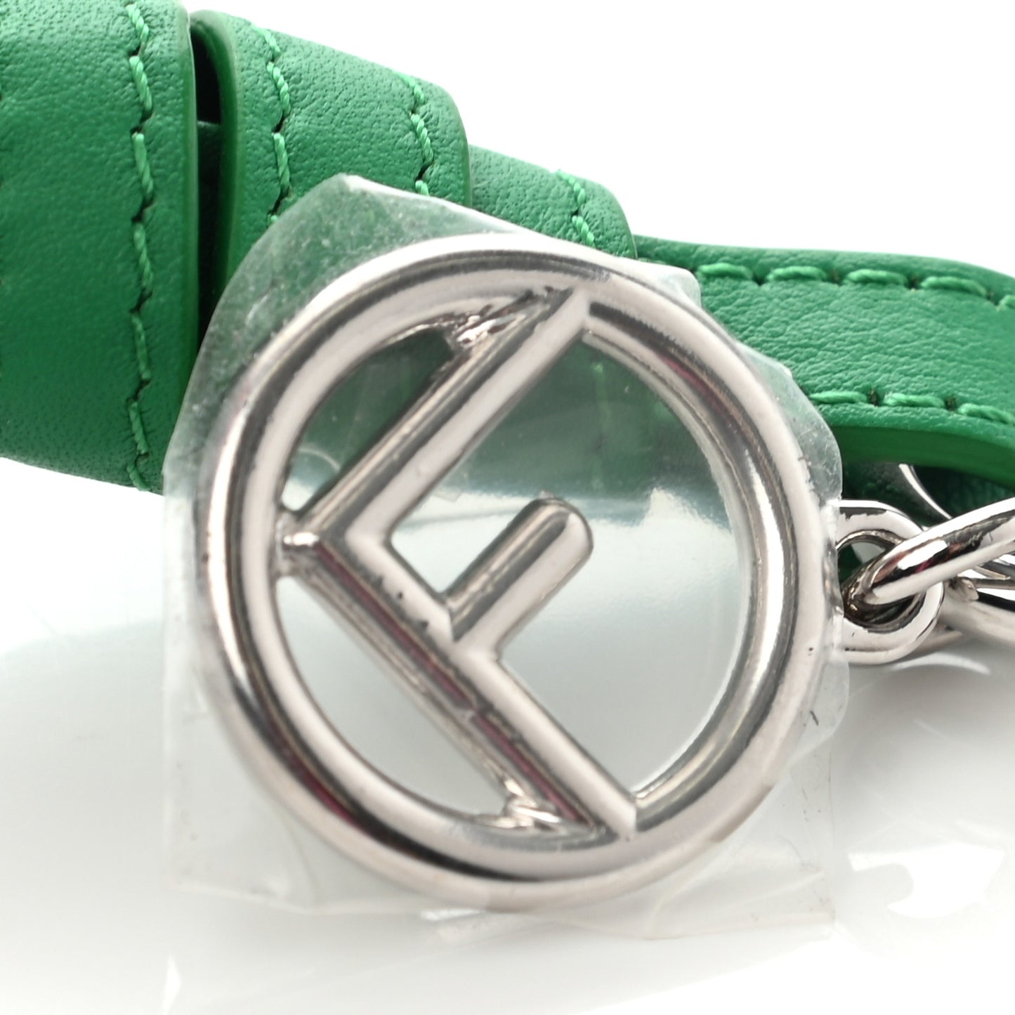 Mink Fur F is Fendi Cherry Bag Charm Green