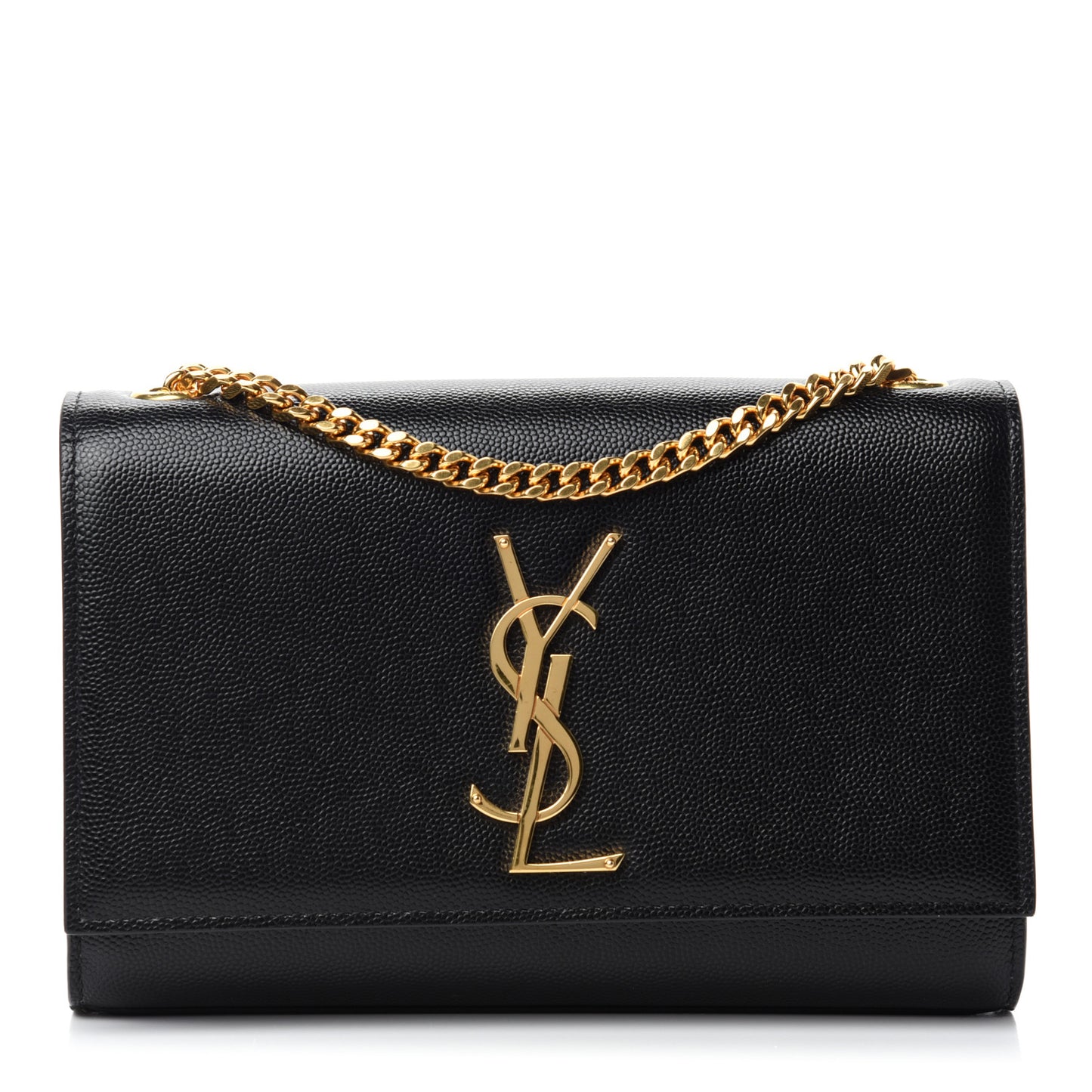 Grain De Poudre Small Monogram Kate Satchel Black