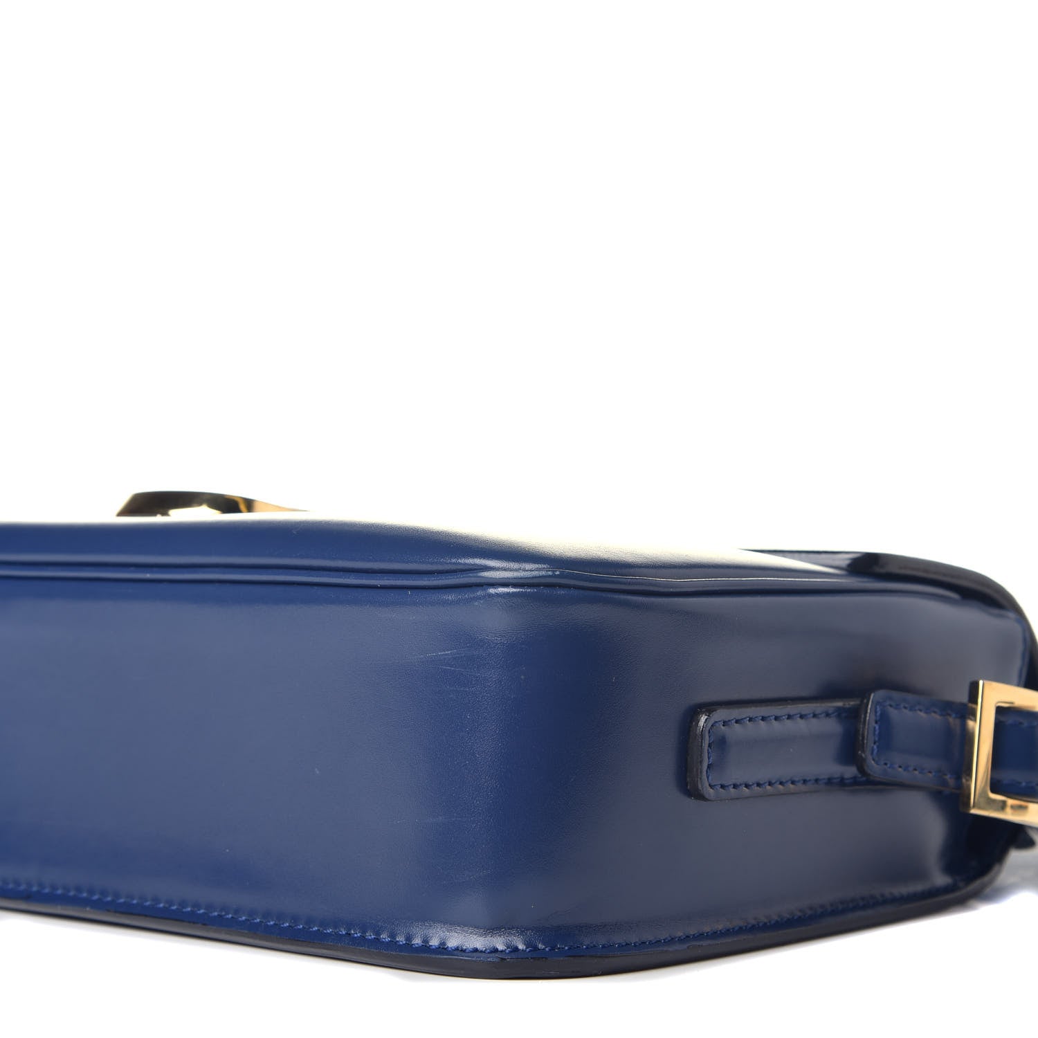 Marc Jacobs Calfskin Classic Shoulder Bag Blue 8 of 9