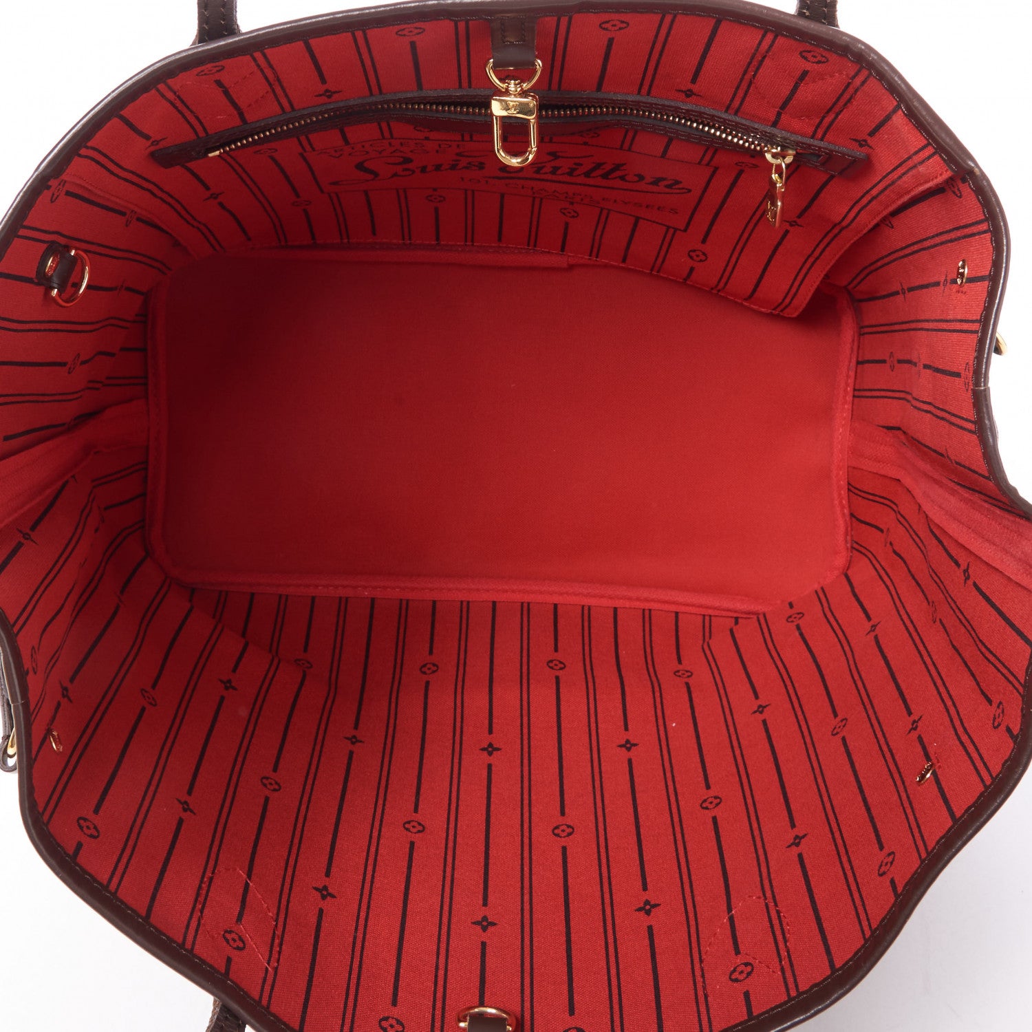 Louis Vuitton Damier Ebene Neverfull MM 7 of 9
