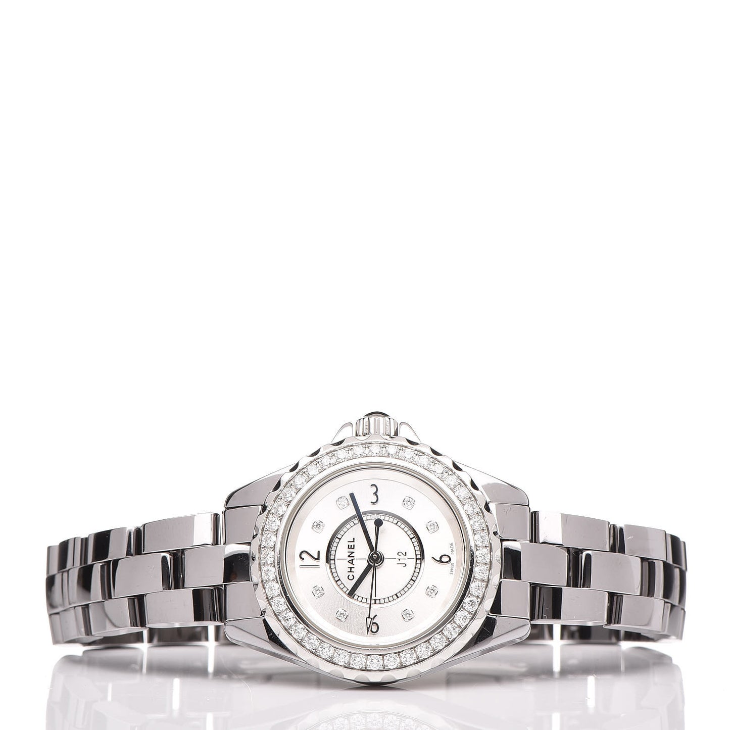 Titanium Ceramic Diamond Bezel 29mm J12 Quartz Watch
