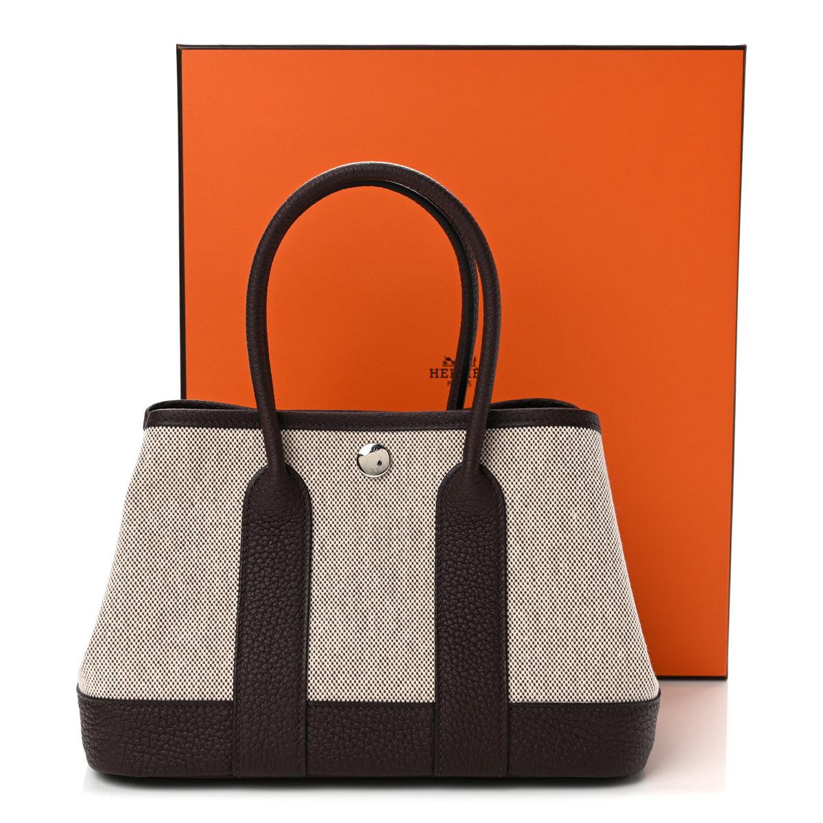 Hermes H Viking Negonda Neo Garden 23 Ecru Beige Bai Brun 10 of 10