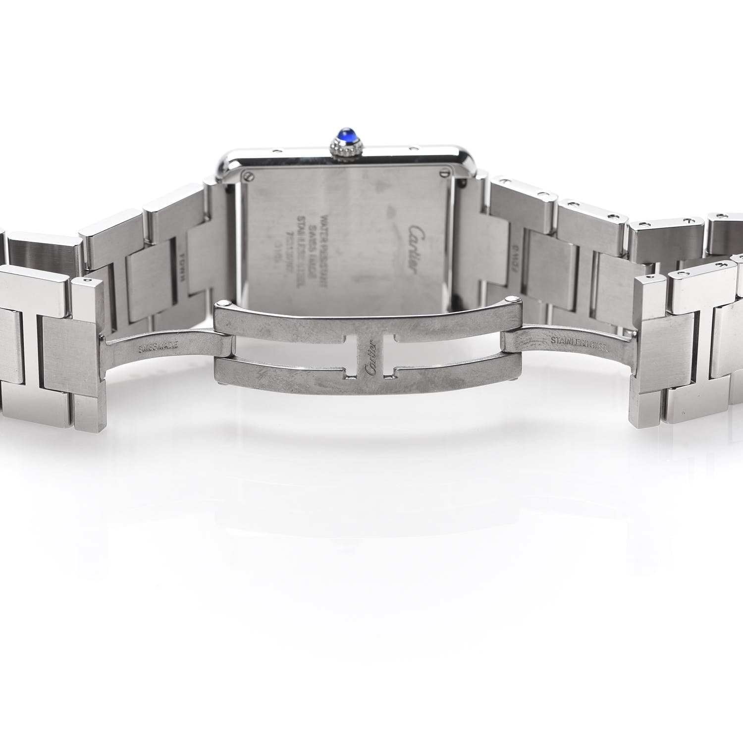 Cartier Stainless Steel 27mm Tank Solo Quartz Watch 6 of 8