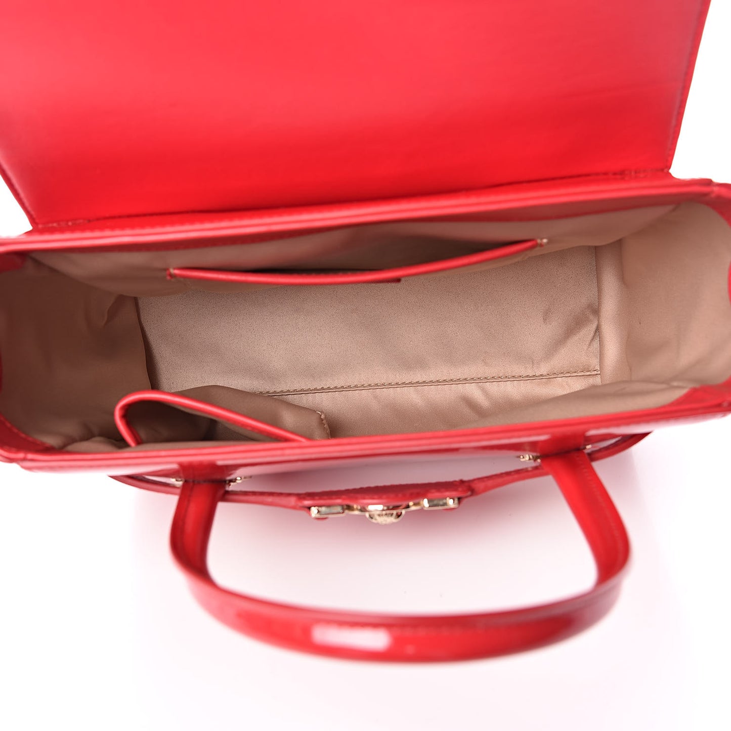 Patent Small Signature Bag Red
