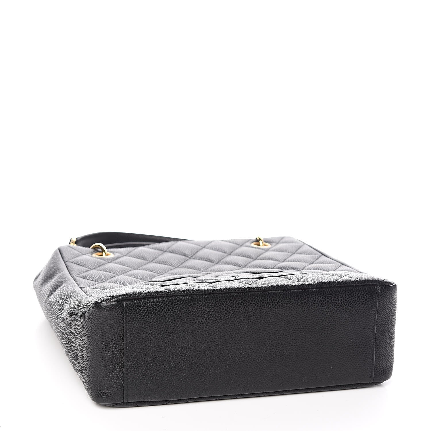 Chanel Caviar Quilted Petit Shopping Tote PST Black 4 of 11