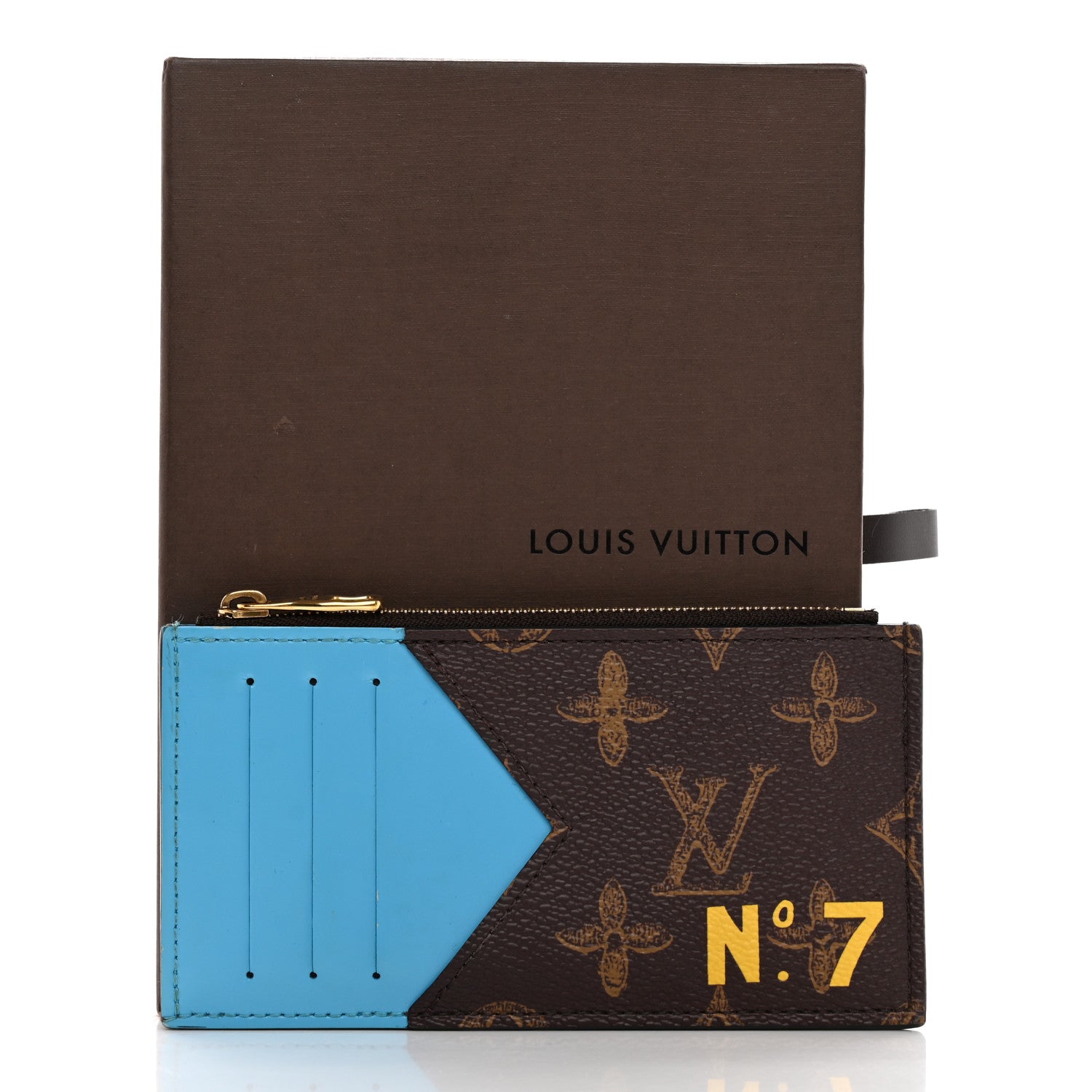 Louis Vuitton Monogram Vintage Calfskin Trunk L'œil Coin Card Holder 11 of 11