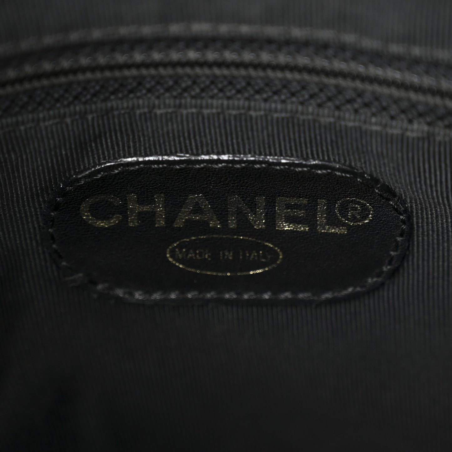 Lambskin CC Shoulder Bag Black