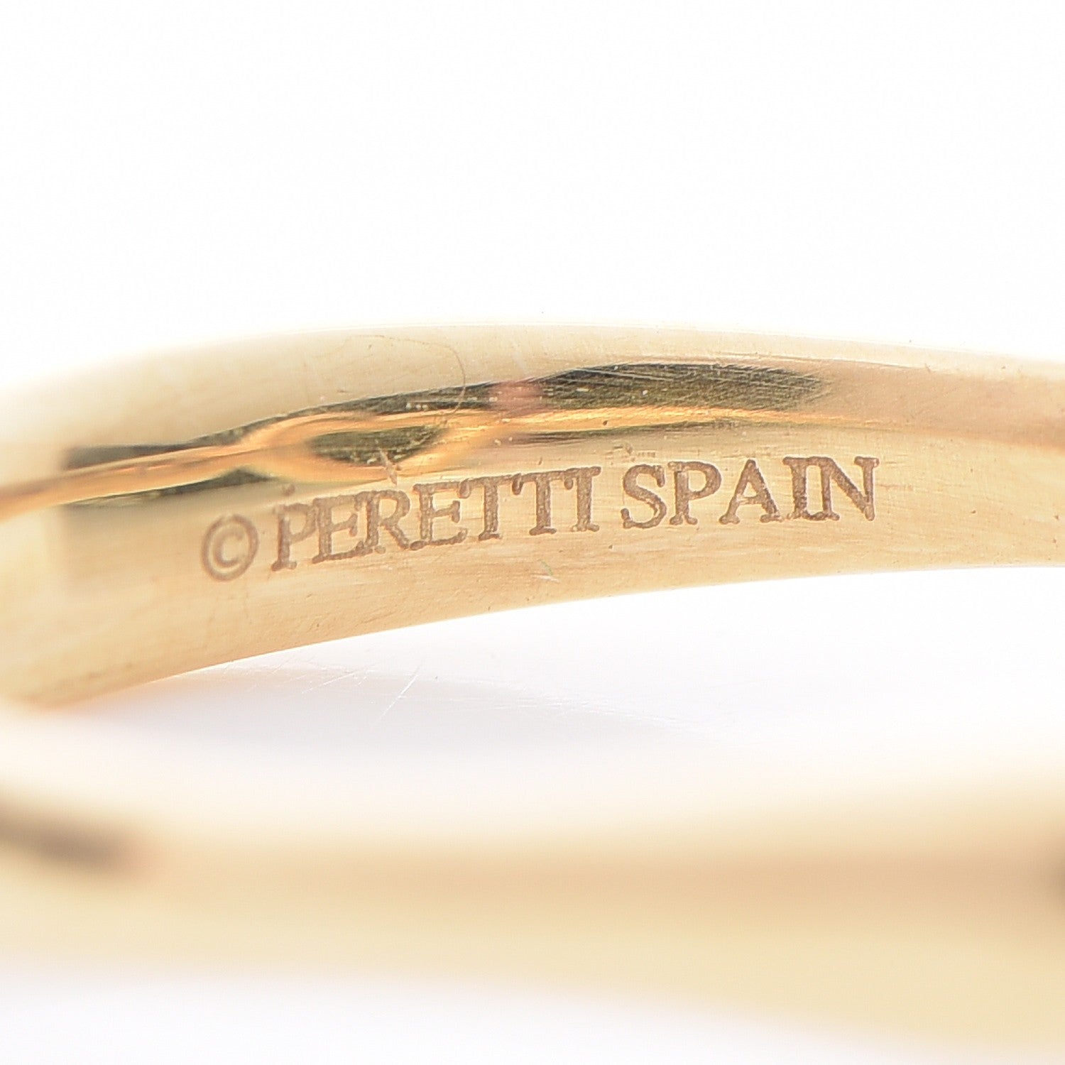 Tiffany 18K Yellow Gold Diamond Elsa Peretti Open Heart Ring 5 7 of 7