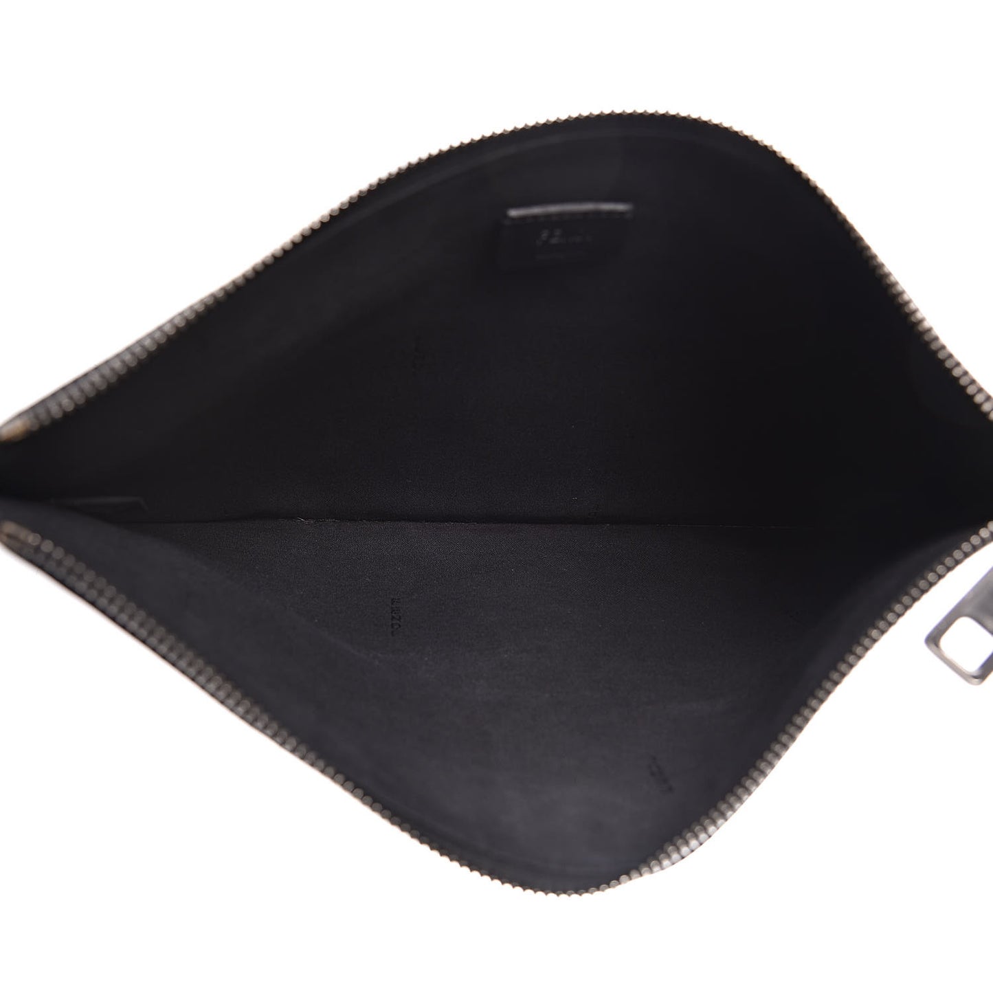 Vitello Grace FF 1974 Embossed Pouch Black