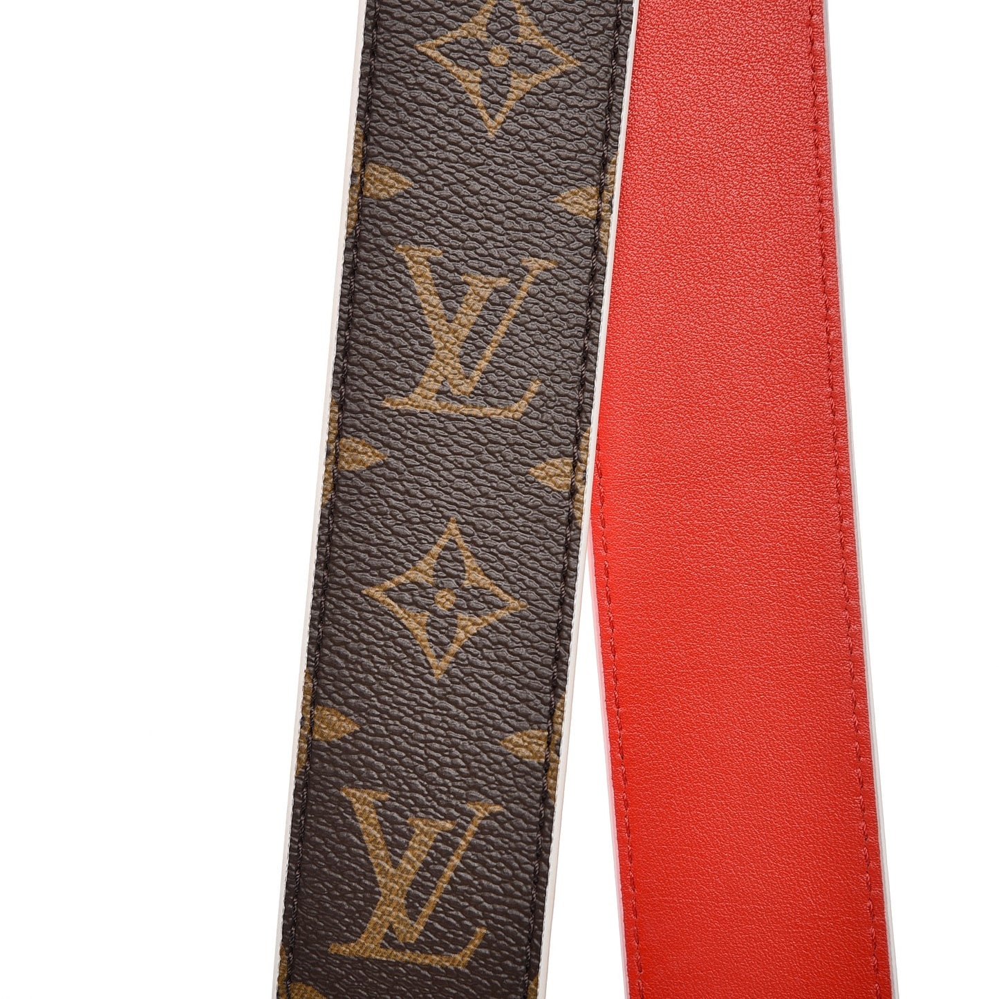 Monogram Bandouliere Shoulder Strap Red