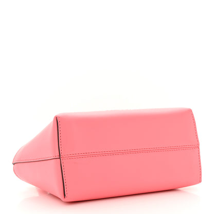 Fendi Vitello King Plexiglass Logo Embossed Mini By The Way Top Handle Boston Bag Pink Dalia 4 of 11