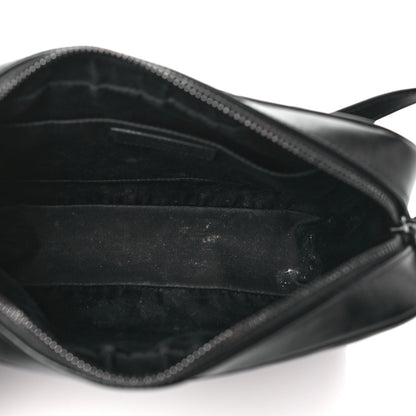 Saint Laurent Calfskin Matelasse Monogram Monochrome Lou Camera Bag Black 5 of 9
