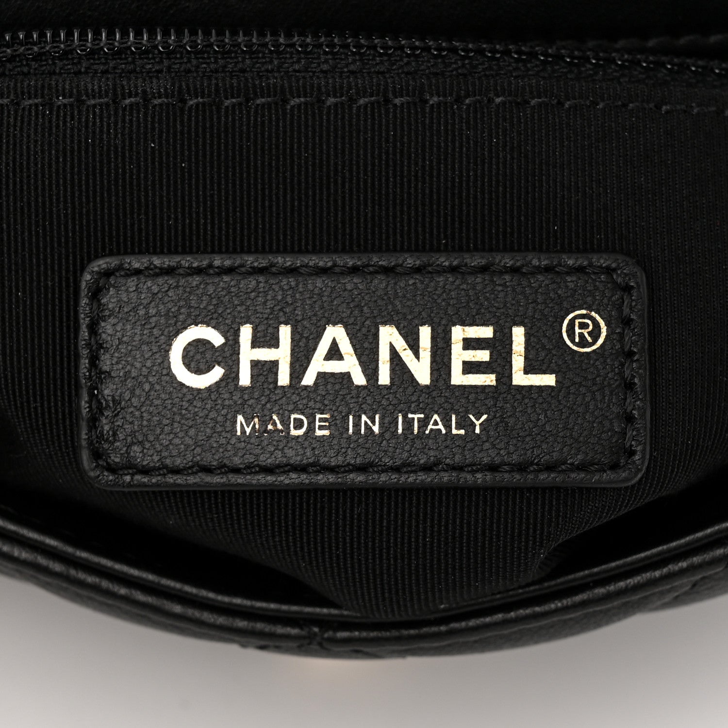 Chanel Calfskin Quilted Carry With Chic Flap Waist Bag With Chain Black 6 of 10