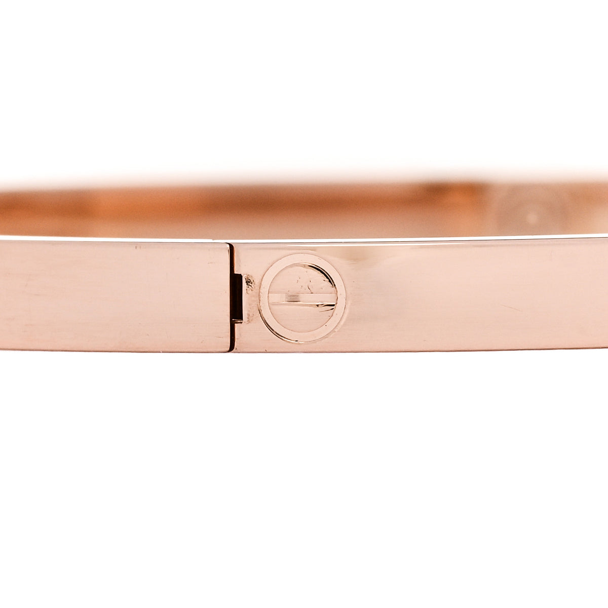 18K Pink Gold Small LOVE Bracelet 17