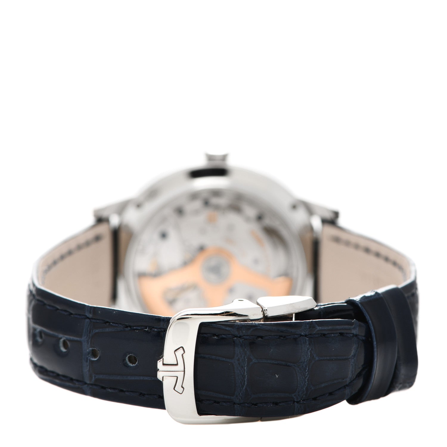 Jaeger-LeCoultre Stainless Steel Alligator Diamond Bezel 34mm Rendez-Vous Classic Day & Night Automatic Watch 344.8.37.S 3 of 5