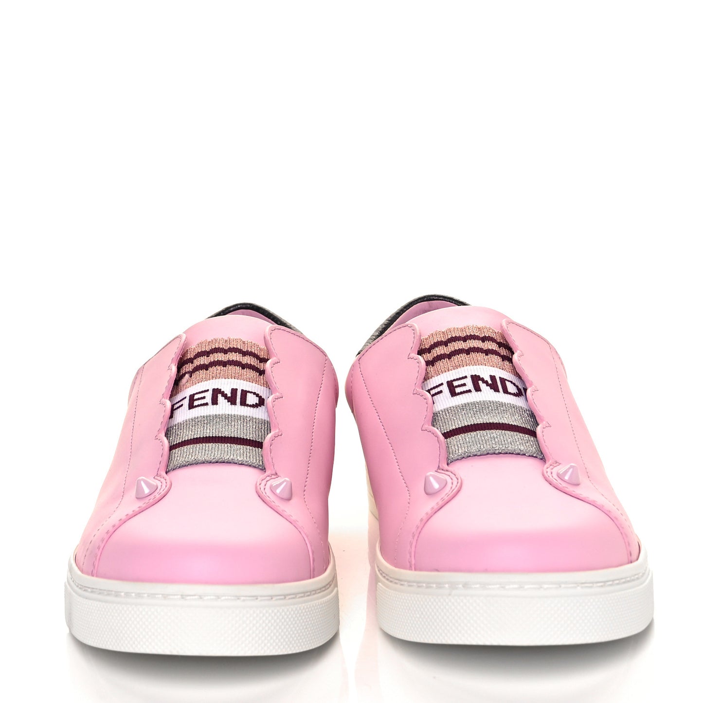 Vitello Lurex Rockoclick Slip On Sneakers 38 Lavanda