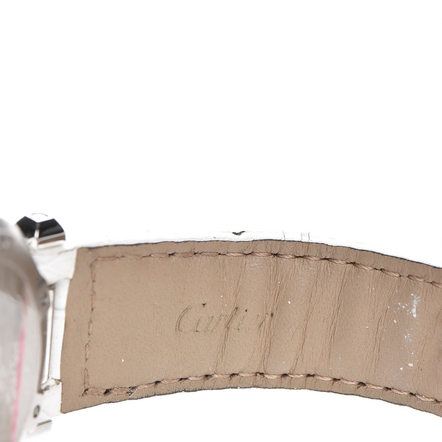 Stainless Steel Alligator Mother of Pearl 35mm Pasha C Automatic Watch