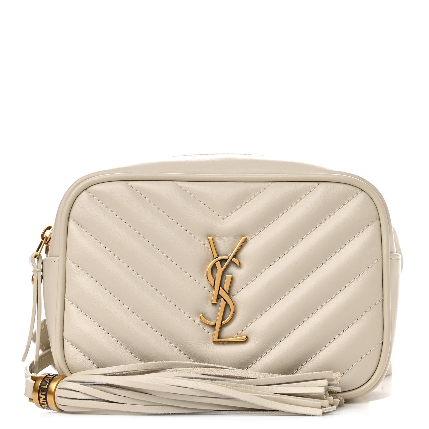 Calfskin Matelasse Monogram Lou Belt Bag Ivory