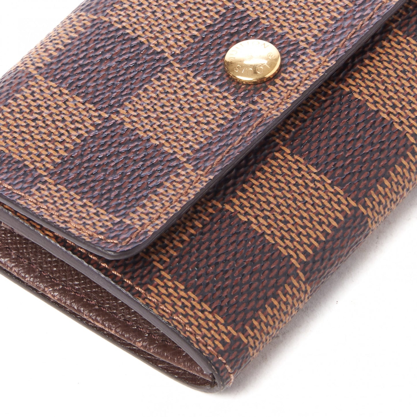 Damier Ebene Porte-Monnaie Plat Coin Purse