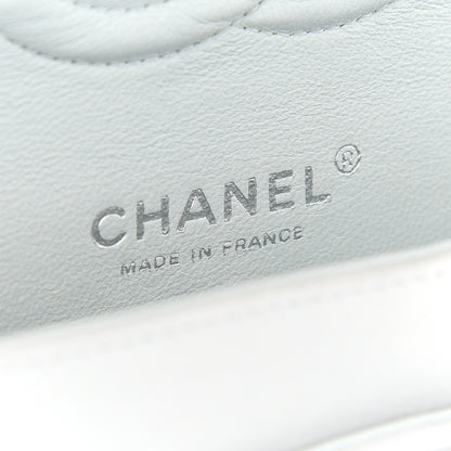 Chanel Lambskin Quilted Medium Double Flap Grey 5 of 9
