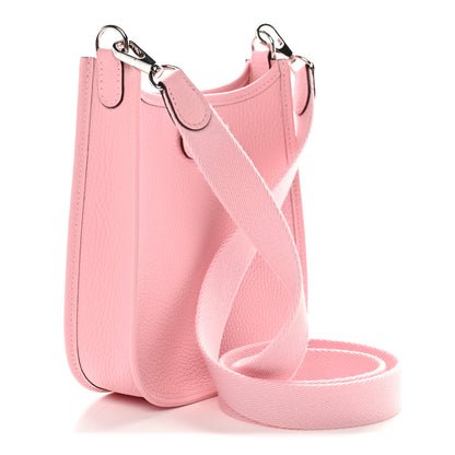Hermes Taurillon Clemence Evelyne TPM Rose Sakura 3 of 11